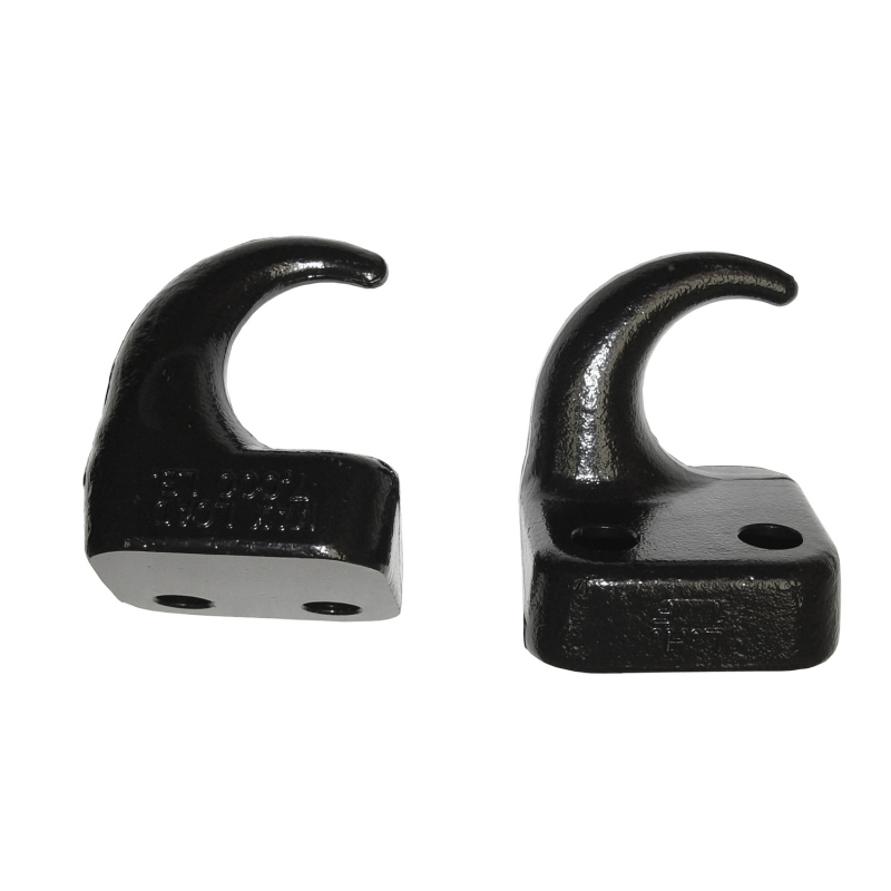 Jeep Wrangler Tow Hooks - Front - Rugged Ridge - OE Style, 7000Lb Capacity - Black - `97-`06
